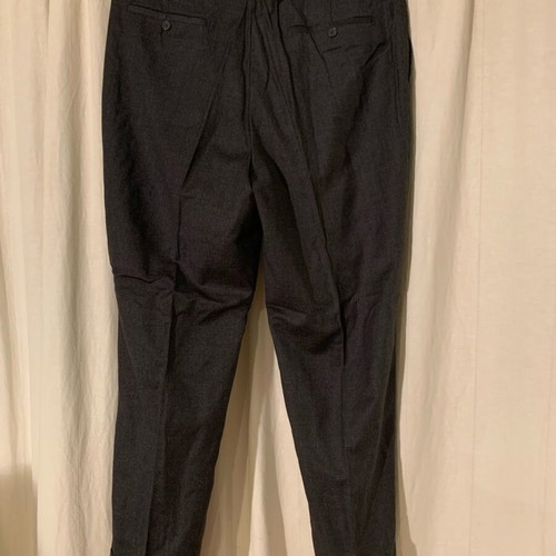Angelico Tailor Napoli men's pants size 40 like new, dark charcoal wool