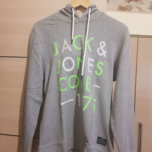 Φουτερ Jack & Jones γκρι, μέγεθος large, σαν καινούργιο