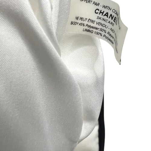 Chanel skin care clutch bag used, white