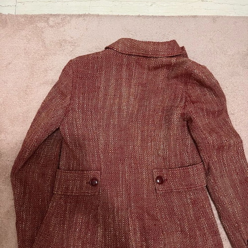Zara knitted jacket red like new, size M