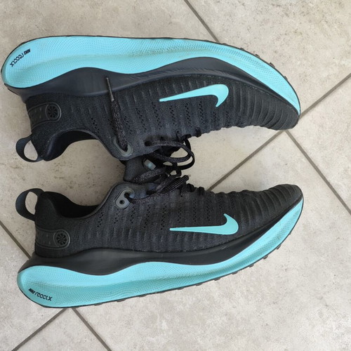 Nike Infinity Run X Flyknit shoes like new, black and blue, size 44.5