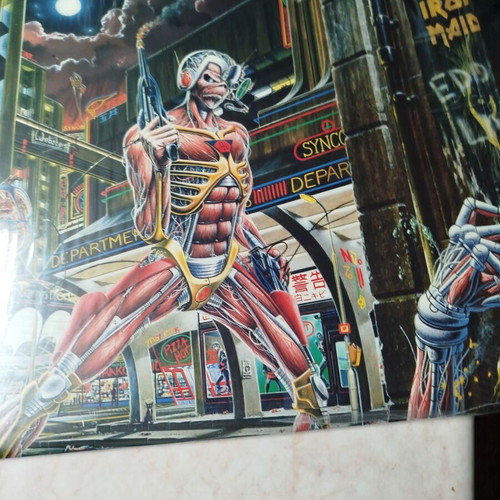 Iron Maiden Somewhere in Time vinyl like new, metal