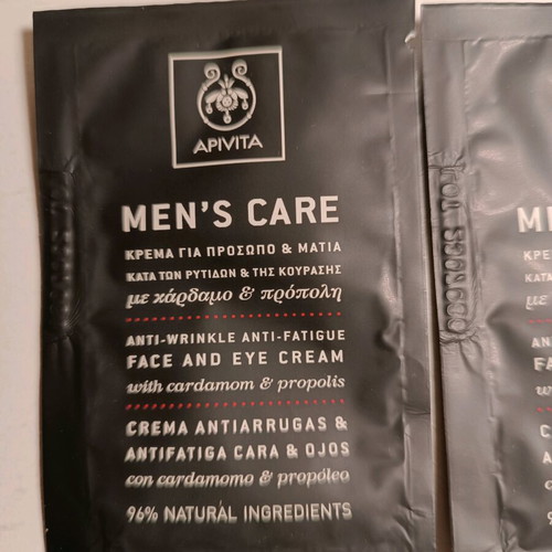 Apivita Men's Care new samples