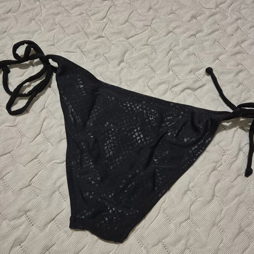 Black shiny swimsuit slip size S like new