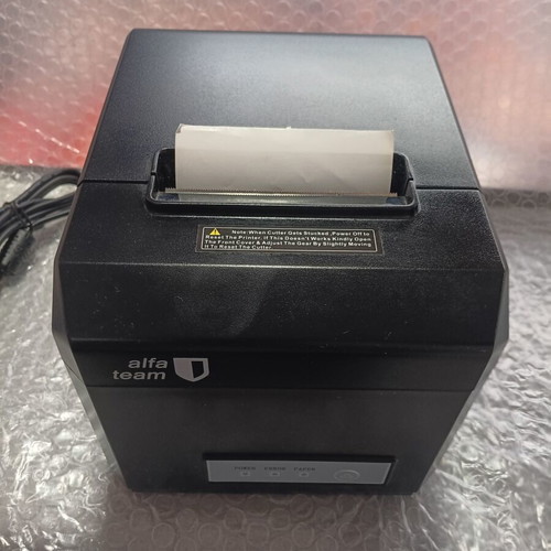 Alfa Team TP-80E Thermal Printer like new with Ethernet USB Serial