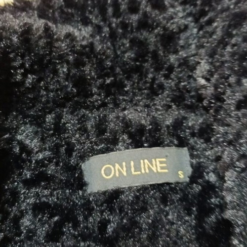 Short black faux fur bolero jacket new On Line