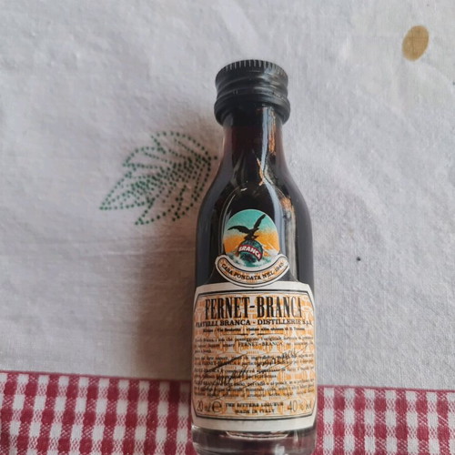 Collectible Fernet Branca 20ml miniature used