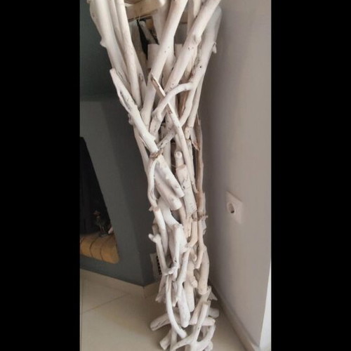 Driftwood bases set of 2 used, 120 cm white