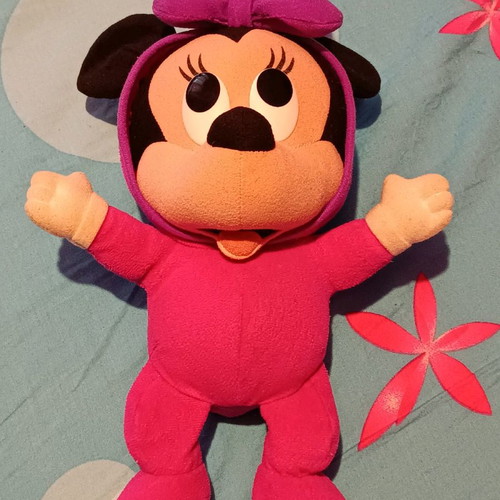 Mini Mouse doll used with removable hood