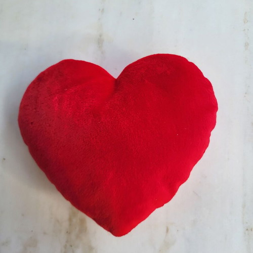 Velvet red heart new, soft touch