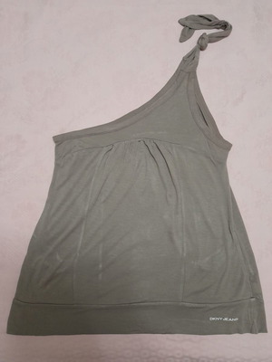 DKNY women's t-shirt used, brown, size S
