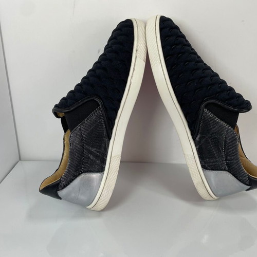 Christian Louboutin Master Key Flat Neo3D sneakers used size 37.5 black silver