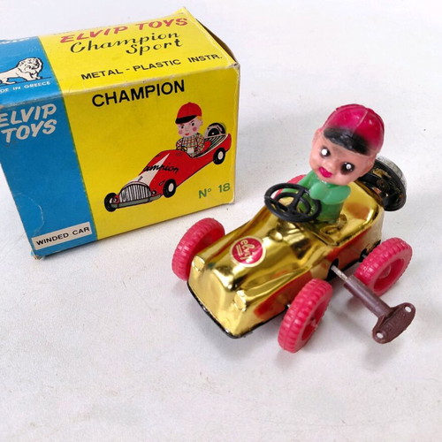 Champion Sport Elvip Toys winded toy from 60s new