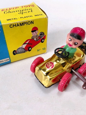 Κουρδιστό Champion Sport Elvip Toys δεκαετίας 60' καινούργιο
