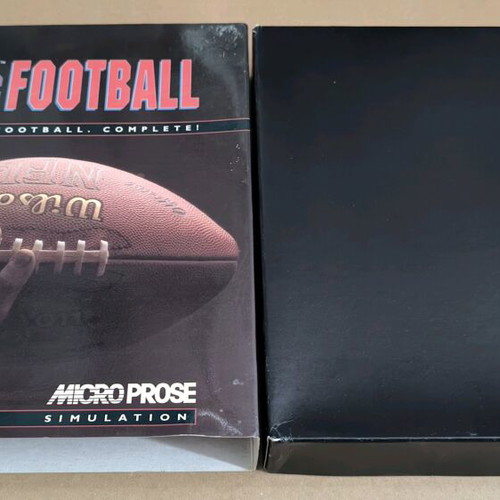 NFL Coaches Club Football MicroProse PC like new, Big Box