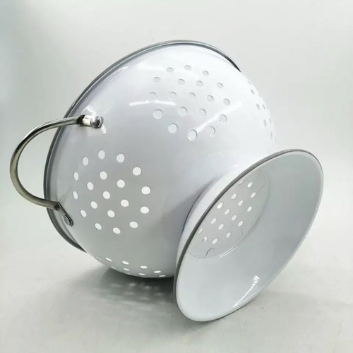 Colander 21cm with side handles white new