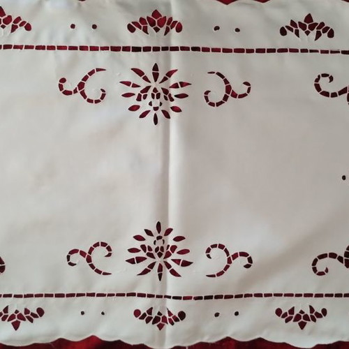 Set of 5 Table Linens New Satin-Polyester for Dining Table