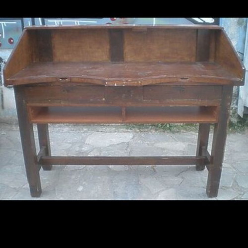 Jeweler Workbench Two-Seat Used With 2 Solid Wood Drawers