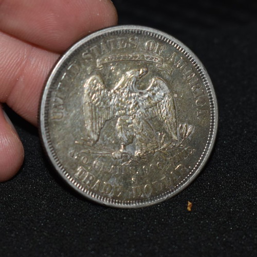 Trade Dollar 1878 Silver Used