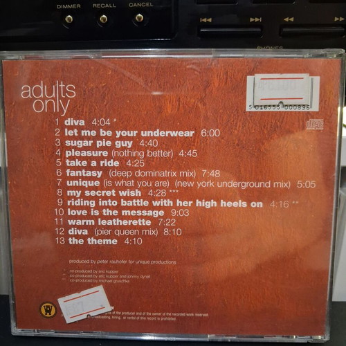 Club 69 Adults Only CD used, electronic