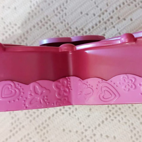 Barbie Glitter Butterfly Jewelry Box Mattel 2005 like new