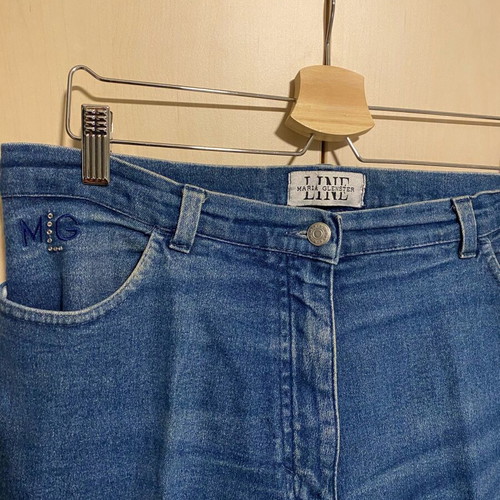 Maria Glenster women's jeans like new, blue with rhinestones