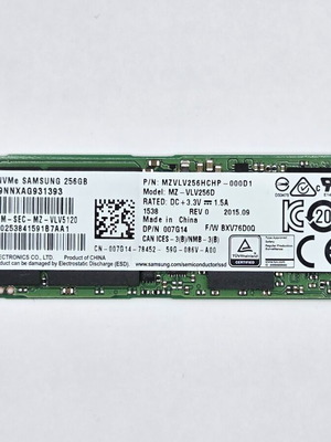 Samsung 256GB NVMe SSD M.2 2280 PM951 σαν καινούργιο