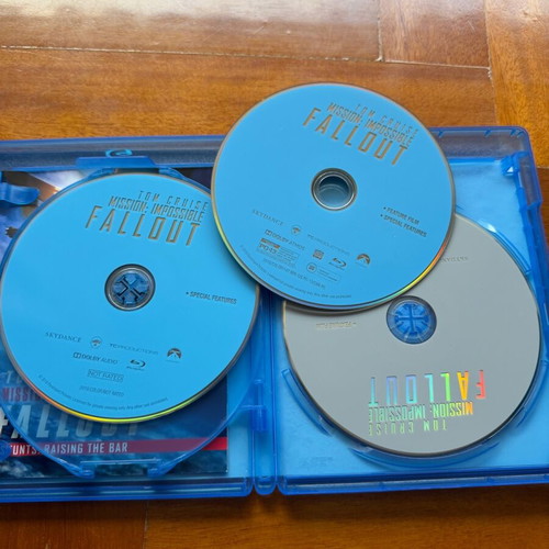 Mission Impossible Fallout Blu-ray & DVD like new with English subtitles