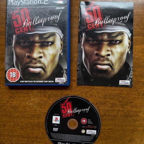 PS2 50 Cent Bulletproof used with manual