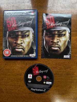 PS2 50 Cent Bulletproof used with manual