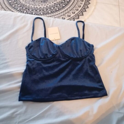 Mindyourstyle Velvet Winter Top new
