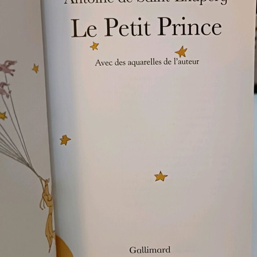 Le Petit Prince used book in French with dedication