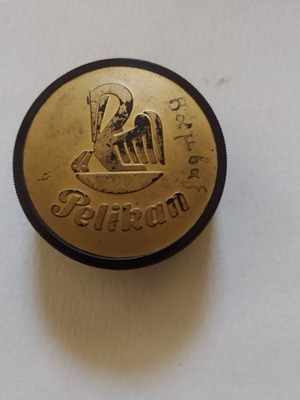 Vintage κουτί μελάνης Pelikan από βακελίτη 1930-1950 σαν καινούργιο