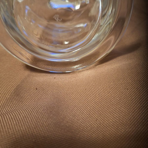 NAXMAN crystal bottle like new, 1684g, 30cm tall with stopper