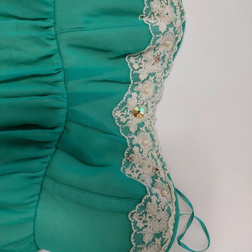 Summer dress like new, veraman color with ecru details, size S/M