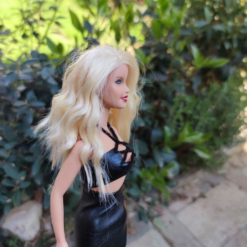 Barbie Pamela Anderson OOAK used with handmade clothes