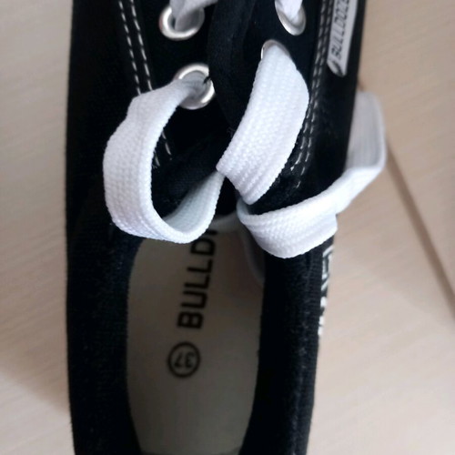 Bulldozer canvas shoes new, black, size 37