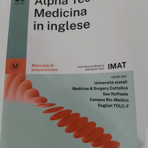 Imat Manuale di Preparazione Book like new, English theory
