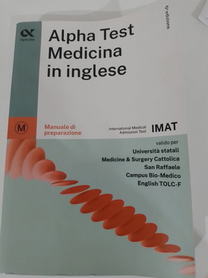 Imat Manuale di Preparazione Book like new, English theory