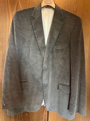 BOSS (Hugo Boss) men's corduroy blazer, size 60 (XXXL), brown