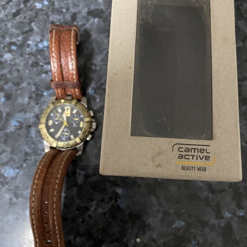 Camel Active men's watch like new, brown