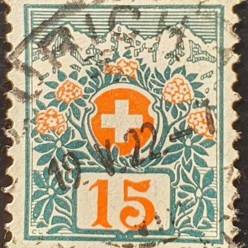 Χαρτόσημο Ελβετίας 1910 μεταχειρισμένο