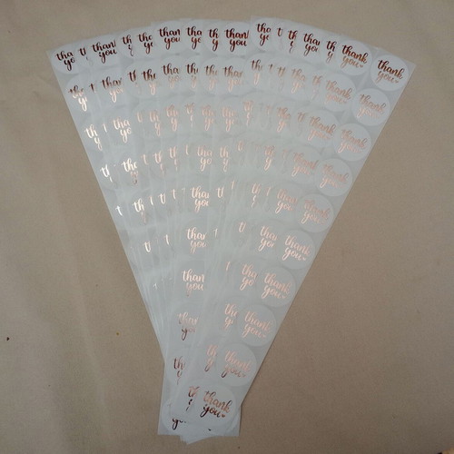 Thank you stickers new, pack of 160 pieces