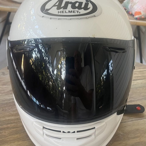 Arai Quantic Diamond White helmet medium size, like new, full set