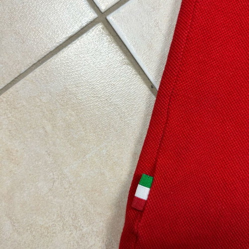 Ducati Polo shirt used, men's large red short sleeve