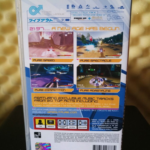 Wipeout Pure PSP game like new with booklet