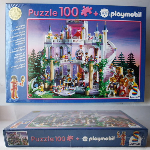 Playmobil puzzle 100 pieces castle with Schmidt figures new