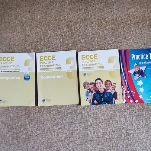 ECCE Practice Examinations 3 books used, set of 4