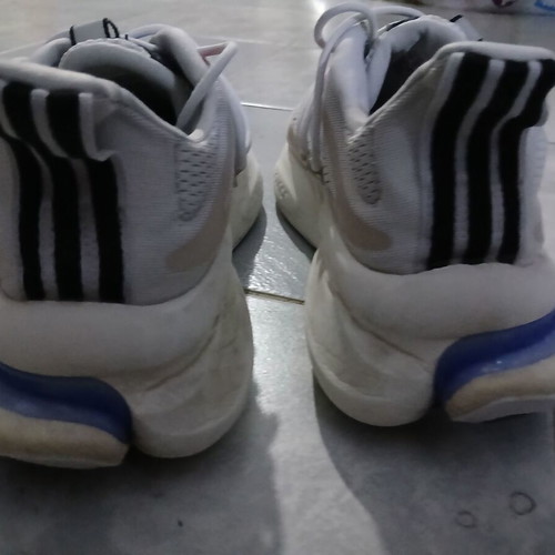 Adidas Alphaboost v1 athletic shoes used, size 45 1/3