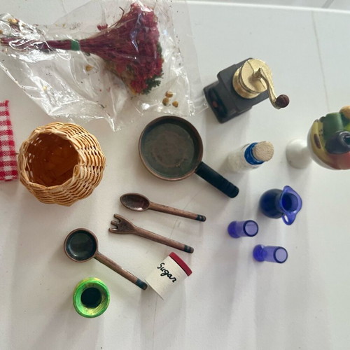 Furniture accessories for dollhouse vintage Deagostini miniatures new